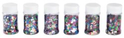 Collage Shapes Class Pack Glitter and Sparkles 6 x 100ml