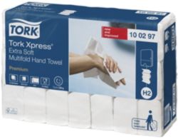 Tork Premium Interfold Hand Towels 2 Ply Natural Case of 21 Sleeves