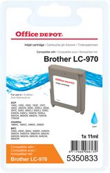 Office Depot Compatible Brother LC970C Ink Cartridge Cyan