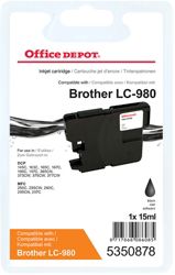 Office Depot Compatible Brother LC980B Ink Cartridge Black