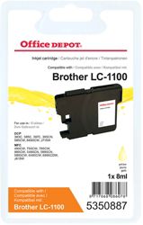 Office Depot Compatible Brother LC1100YW Ink Cartridge Yellow