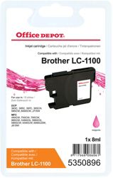 Office Depot Compatible Brother LC1100MA Ink Cartridge Magenta