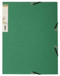 3 Flap Folder Green Forever Elasticated