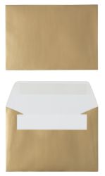 Viking Design 120gsm C6 Peel Seal Plain Envelope 10xGold 10xSilver