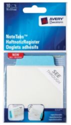 Avery Square NoteTabs Blue 76 x 89mm Pack of 10