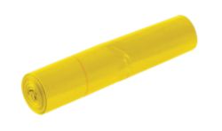 Office Depot Draw String Light Use Refuse Sacks 685 x 965mm Yellow 10 per roll