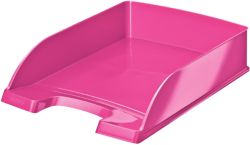 LEITZ WOW Plus letter tray A4 pink