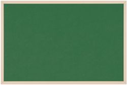 Niceday Wood Framed Felt Notice Board Green 900H x 1200Wmm
