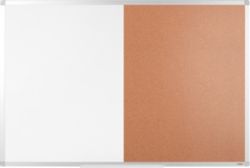Office Depot Cork Magnetic Whiteboards Aluminium Frame 900H x 1200Wmm