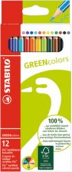 Stabilo Green Colours Colouring Pencils Pack of 12