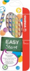 Stabilo Easy Colours Colouring Pencils Left Hand Pack of 6