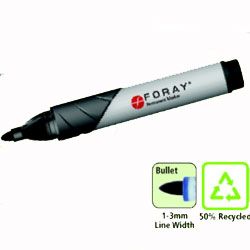 Foray Permanent Marker Black Pack of 4
