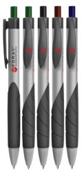 Foray Recycled Retractable Ballpoint Pen Assorted 12 pack