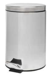Office Depot Chrome Waste Bin