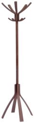 Alba Coat Stand Cafe Grey Birch 5 Double Pegs