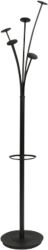 Alba Coat Stand Festival Black 5 Coat Pegs