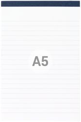Niceday A5 60gsm 80 Sheet Ruled Refill Pad 5 pk