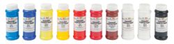 Brianclegg Acrylic Paint Yellow Green Burnt Sienna Lemon Purple White Red 10 x 500ml