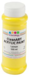 Brianclegg Acrylic Paint Lemon 500ml