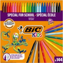Bic Kids Visa Fine Tip Felt Pens Class Pack of 144