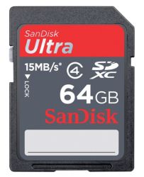 Sandisc Ultra SDXC 64GB Memory Card