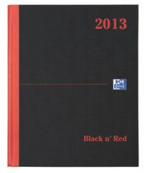 Oxford Black n Red Diary Week to View 210 x 270 mm 