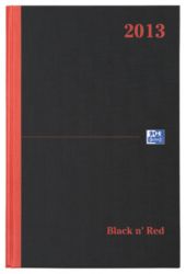 Oxford Black n Red Diary Week to View 160 x 240 mm 