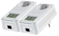 Devolo AVsmart Starter Kit Power Line Networking  Integrated Socket  LCD Screen