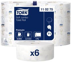 Tork Premium Jumbo Roll 2 Ply Pack of 6 