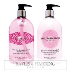 Baylis Harding Wild Rose and Raspberry Hand Wash and Lotion Set