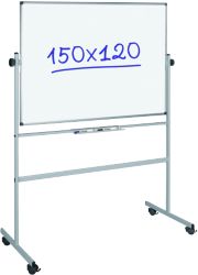 Office Depot Enamel revolving whiteboard 1500 x 1200 mm 