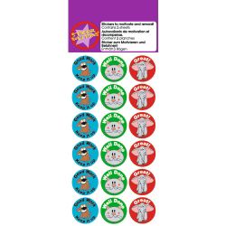 Motivation Stickers Good Work Pack of 54