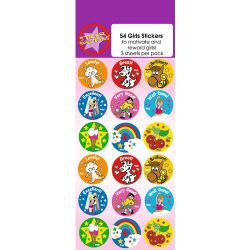 Motivation Stickers Girls Pack of 54