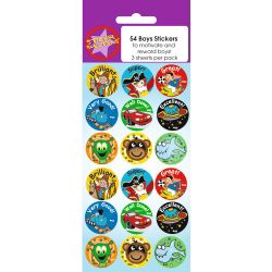 Motivation Stickers Boys Pack of 54