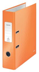 Leitz Wow 180 Lever Arch File A4 80mm Orange