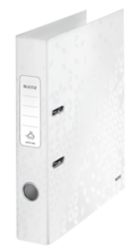 Leitz Wow 180 Lever Arch File A4 52mm White