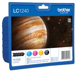 Brother LC1240 Black and Colour Inkjet Multipack