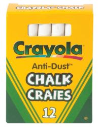 Crayola Anti dust White Chalk