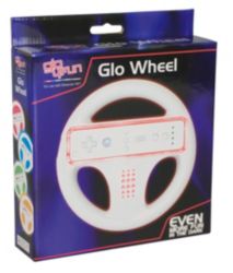 Gaming Wheel Racing Glo WII