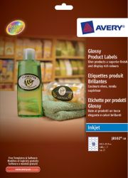 Avery J8102 10 Oval Glossy Product Labels 635 x 423mm 18 Labels per Sheet J8102 10 