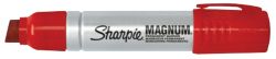 Sharpie Metal Barrel Permanent Marker Chisel Tip Red Magnum 148mm Pack 12