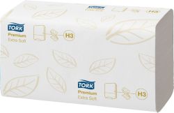 Tork Zigzag Fold 2 Ply Hand Towels White Sleeve of 200