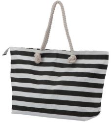 Stylish Black White Beach Bag