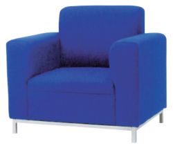 Concept Single Seater Reception Chair Blue