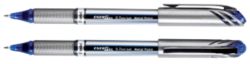 Pentel Energel Plus Liquid Gel Rollerball Blue Pack 12