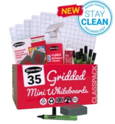Show Me Class Room Pack Of Squared Boards