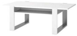 Variate Coffee Table With Shelf White