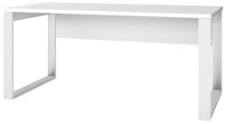Variate 1600mm Wide White Square Frame Desk