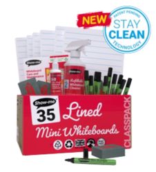 Show Me Class Room Pack Of Lined Boards