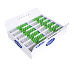 Swash Komfigrip Handwriting Pens in a Class Tray Blue Pack of 300